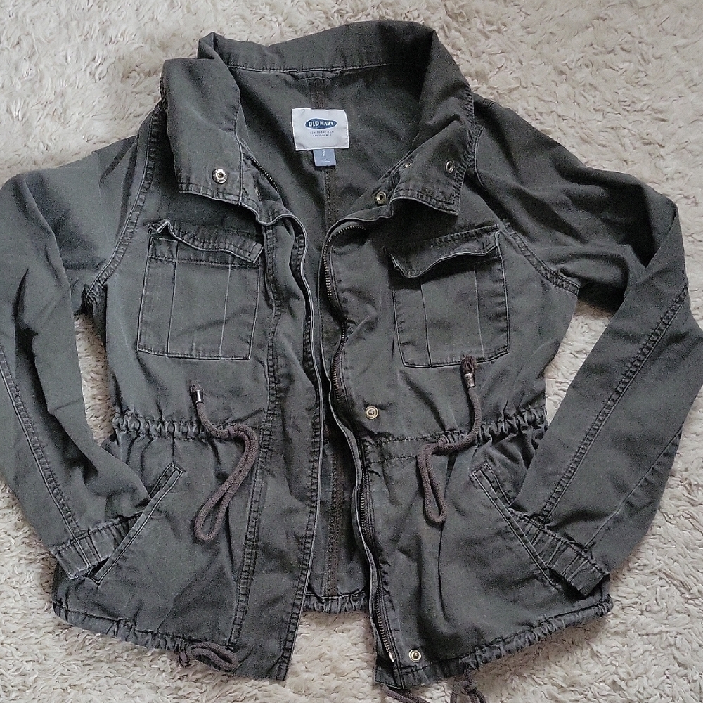 Old Navy Olive Green Utility Jacket